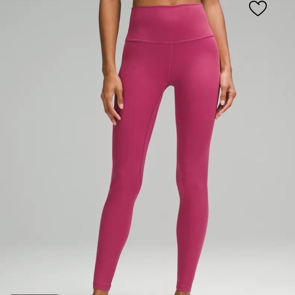 Lululemon High Rise Align 28 inch leggings Size 8 Washed Mauve EUC